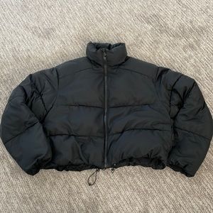 Zara Black Puffer Jacket